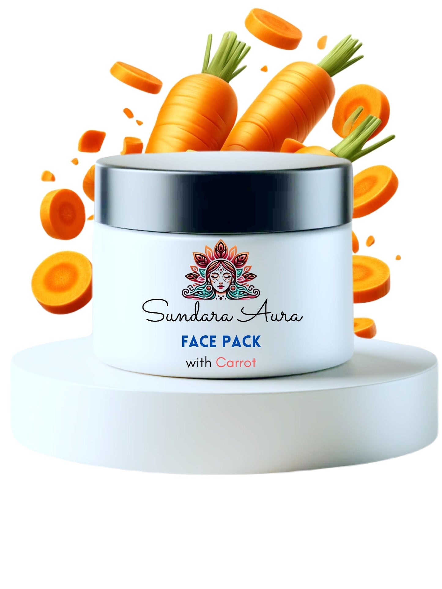 Carrot Face Pack - Sundara Aura